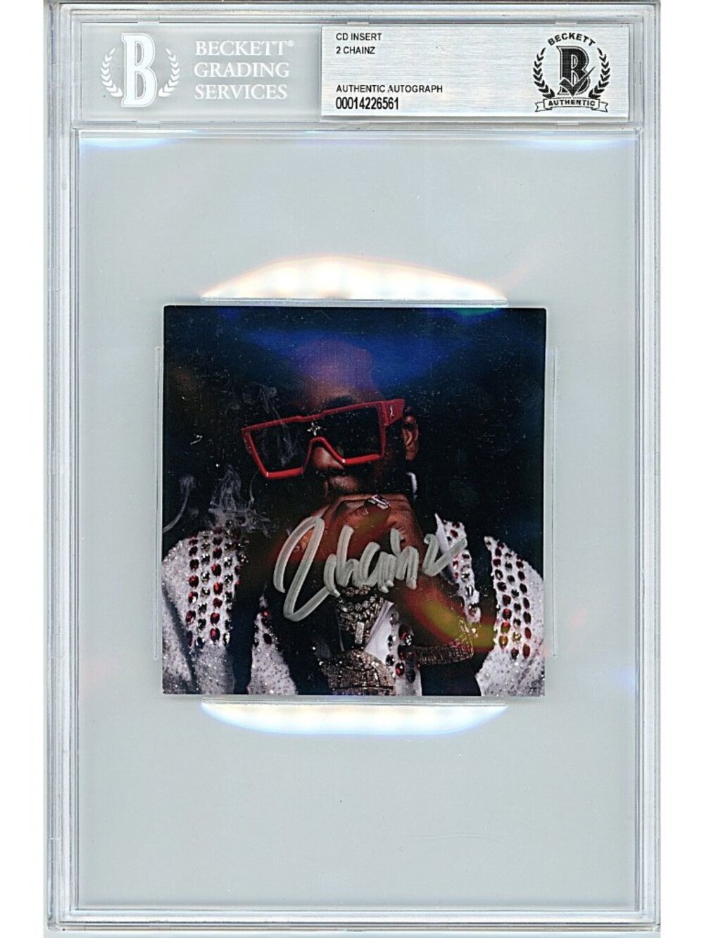 2 Chainz Signed CD Insert Beckett Slabbed Rap Hip Hop